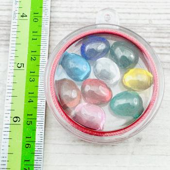 Crystal Set 9pcs Naga Eye Leklai Healing Stone Successful Egg Thai Amulet #18137